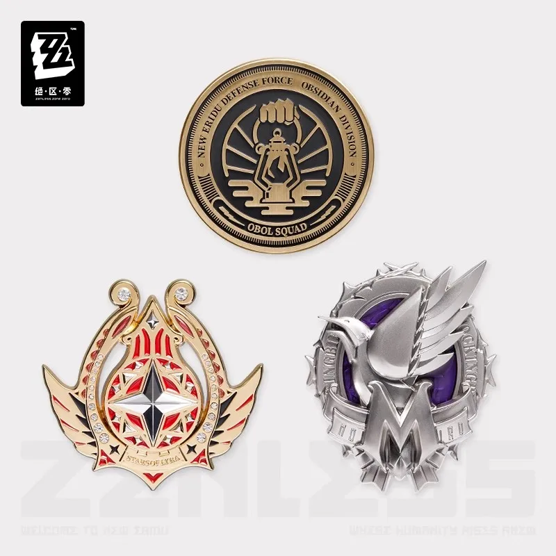 

[Pre-sale] Official Zenless Zone Zero Genuine Anime Camp Series Game Peripheral Metal Badge Third Bullet DIY Brooch Accessories