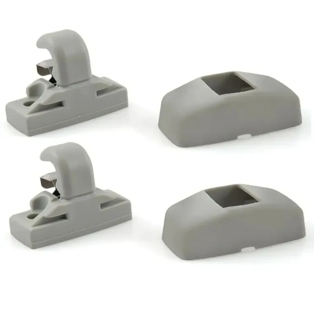 ROBUST 2x Clip Sunshade Holder Grey Holder Shutter for VW 3B0857561B