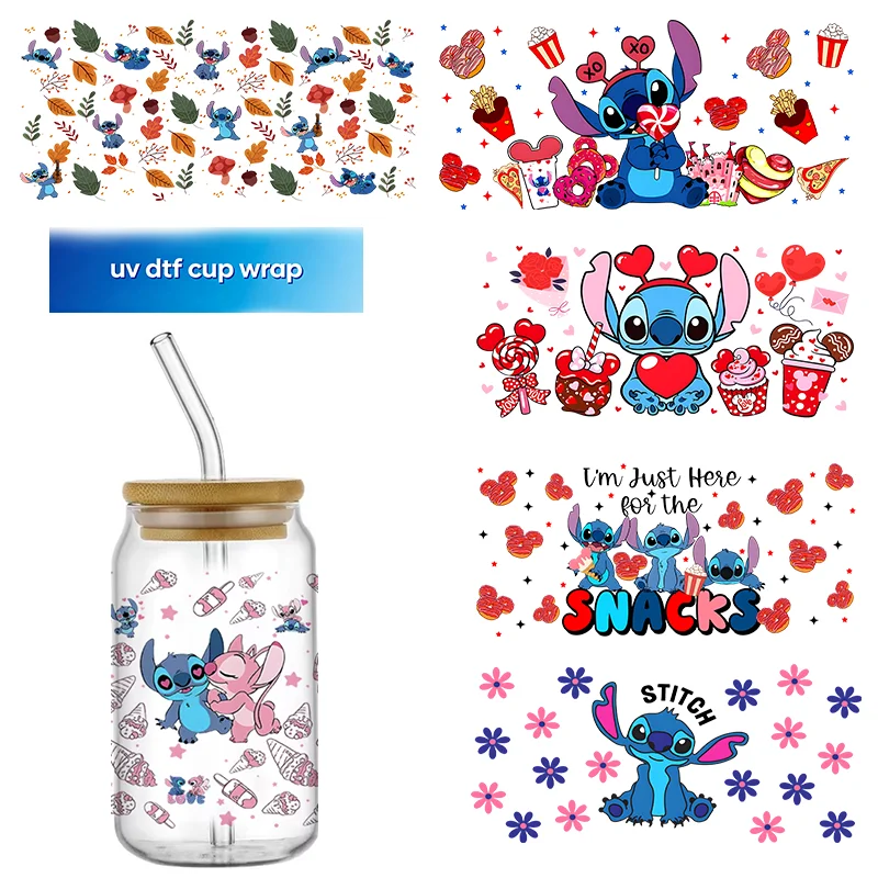 Cute cartoon 3D transfer Sticker For 16oz Cup Waterproof UV DTF Cup Wraps Mug Wraps Sticker DIY 3D Wrap Decal home decor sticker