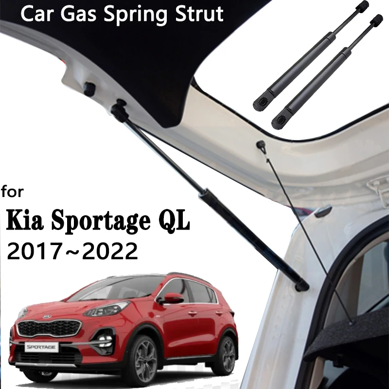 For Kia Sportage Accessories KX5 QL MK4 2017~2022 Car Tailgate Gas Lift Supports Strut Prop Rod Shocks Damper Car Accessories