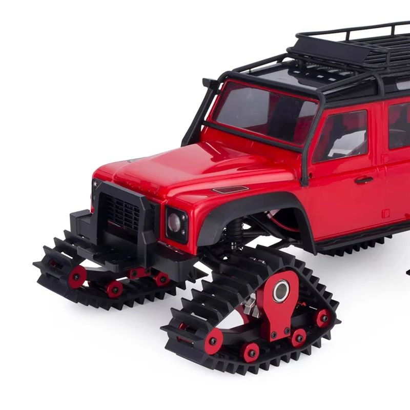 【Superdeals】4 قطعة مجموعات إطارات الثلج Carload المسارات عجلة Sandmobile تحويل ل 1/18 RC الزاحف سيارة TRX-4M أجزاء الملحقات