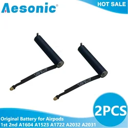 2PCS Original Battery GOKY93mWhA1604 for Apple Airpods 1st 2nd A1604 A1523 A1722 A2032 A2031 Air Pods 1 2 Battery