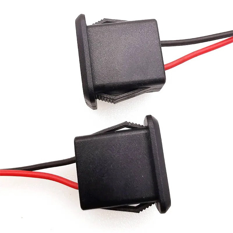 USB 2.0 waterproof female socket 2P/4P direct pressure buckle welding wire waterproof socket charging female plug