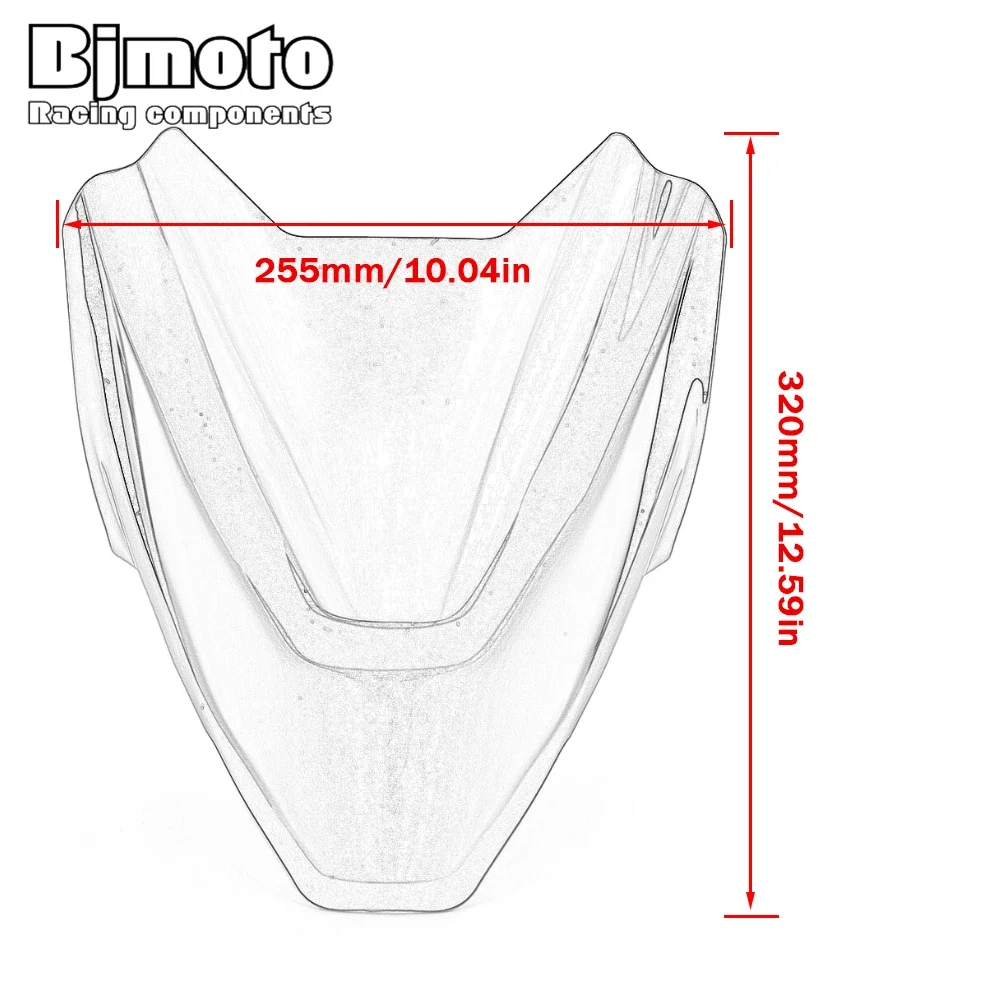 Motorcycle Windscreen Windshield For Ducati Streetfighter V4S V4 S 2020 2021 2022 Wind Deflector