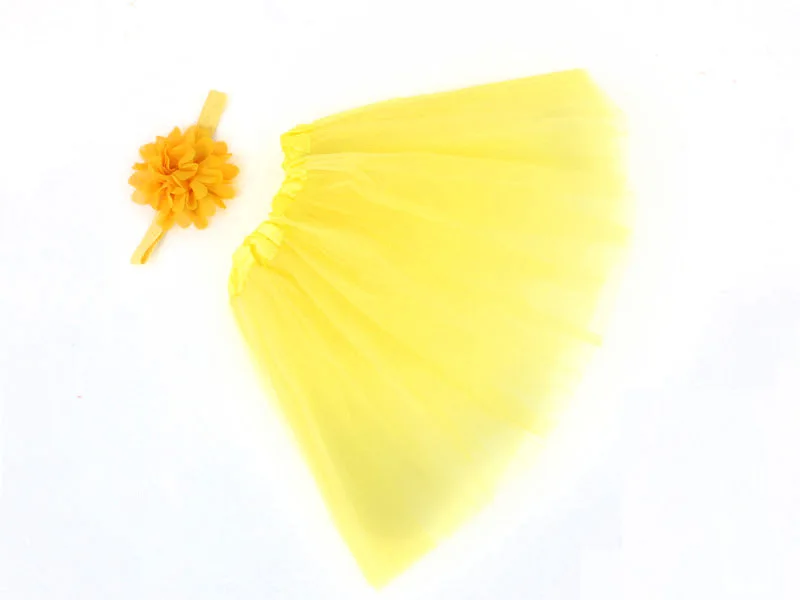 Pettiskirt Newborn Photography Props Infant Costume Outfit Princess Skirt Headband Baby Photography Props 1-3 Months Baby New