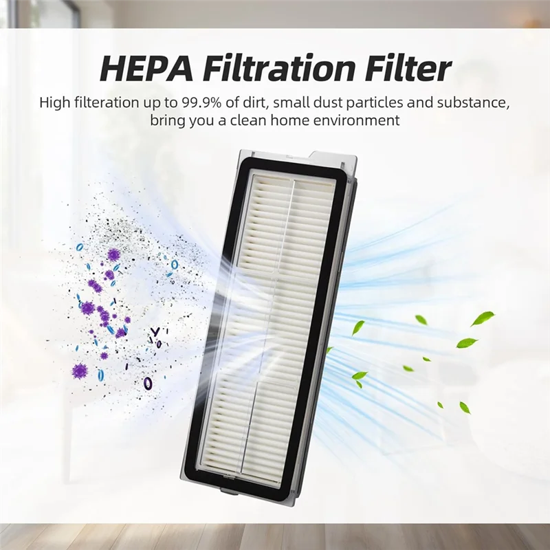 

B45C Replacement Part For Roborock Qrevo Curve Edge P20 Pro Vacuum Cleaner Main Side Brush HEPA Filter Mop Pad Dust Bags