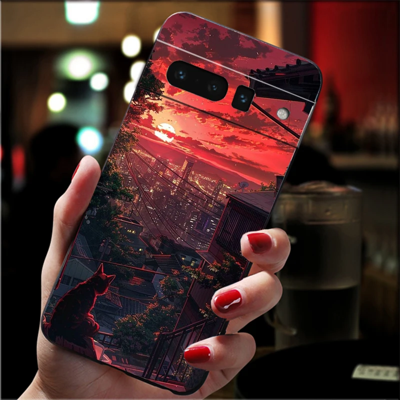 

Lovely Cat Carcasa Funda Phone Case For Google Pixel 10 9 Pro XL 9A 8 7 6 Pro Pixel 8A 7A 6A Pixel 8 7 6 5 Case