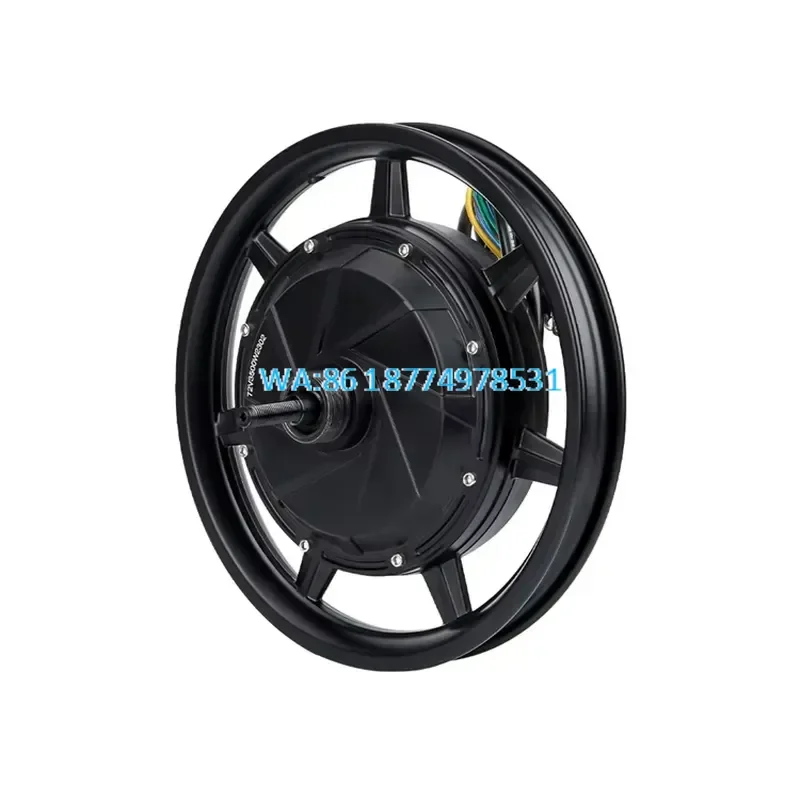 Wmwmnu 3500W 72V Enhanced 14 inch High power Hub Motor Brushless Motor for Chauffeur Driven Scooter Motor High Speed