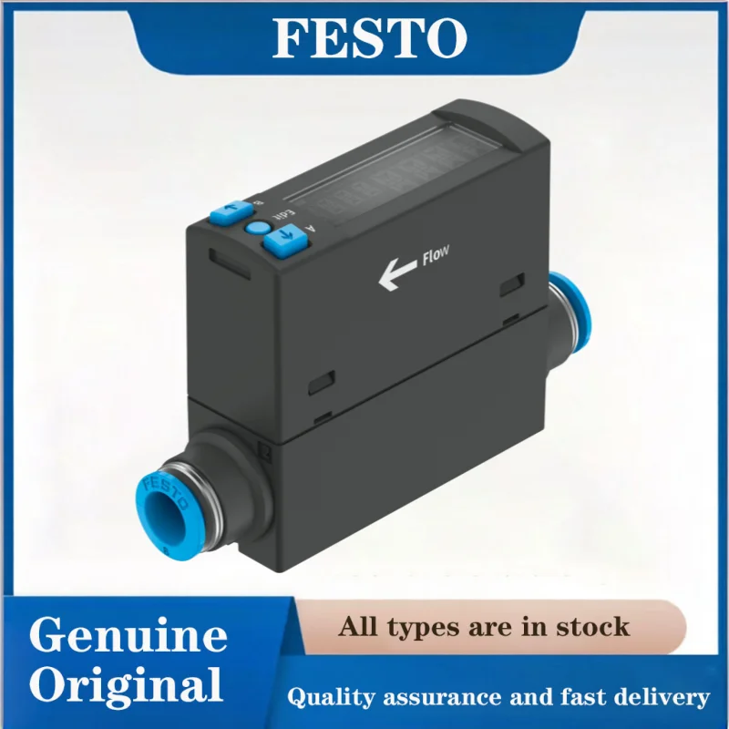 FESTO Flow sensors 8058478-SFAH-200U-Q8S-PNLK-PNVBA-M8 Gas flow sensor Suitable Suitable for compressed air monitoring