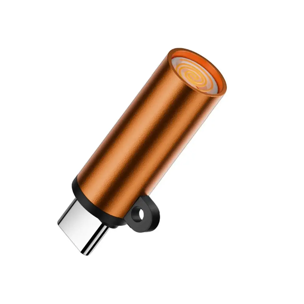 Prise type-c et utilisation d'allume-briquet électrique coupe-vent portable pour vols, camping et utilisation d'urgence