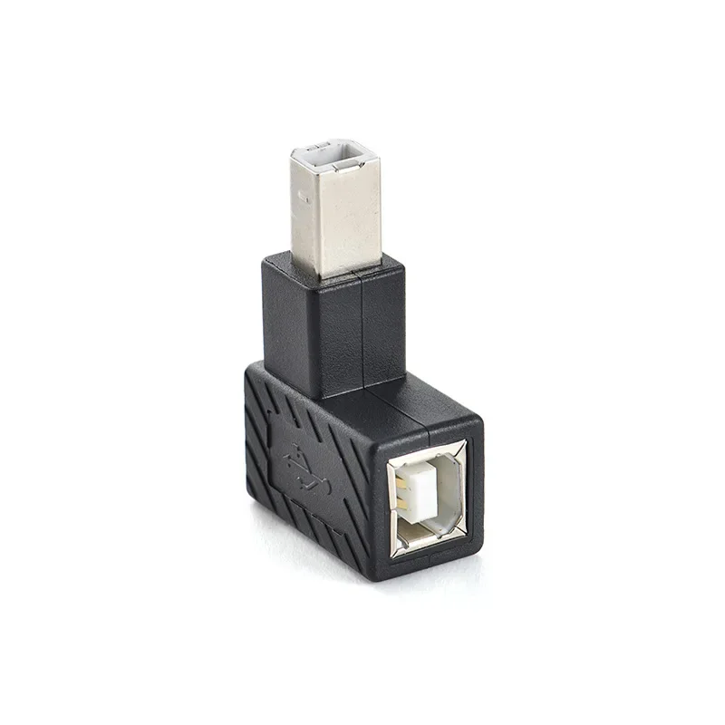 Usb 2.0 Type B Print Adapter 90 Graden Up Down Links Haakse Plug Extender Jack Man-vrouw Converter voor Printer Scanner