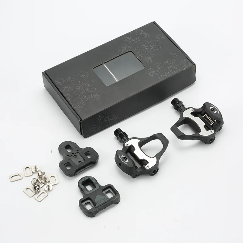 Road Bicycle Lock Pedal, Ultralight Bearing Peilin Self-locking Pedal R550R540 with Lock Piece