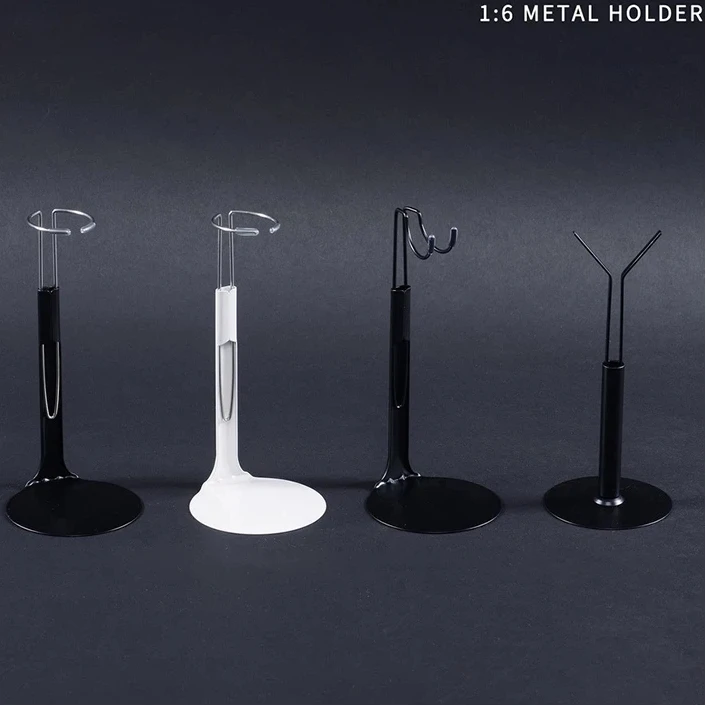Support de modèle à l'échelle 1/6, accessoires de figurines d'action, présentoir réglable en métal