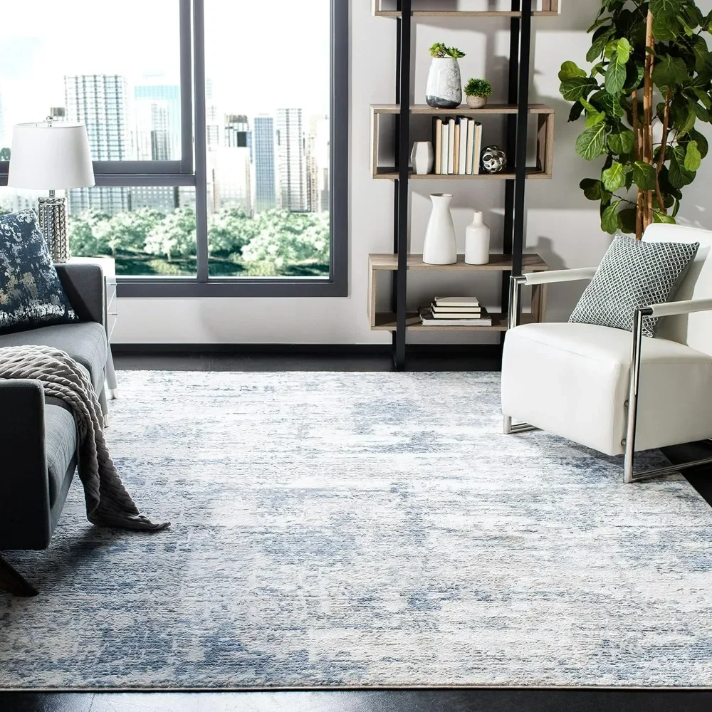 

Amelia Collection Area Rug, 8x10 ', Modern Abstract Design, Non-Shedding and Easy Care, Ideal for High Traffic Areas