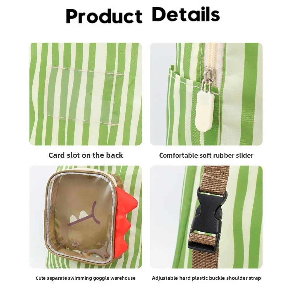 Dry Wet Separation Children's Swimming Bag Cute Shape Animal Pattern Swimsuit Storage Bag Waterproof Cute