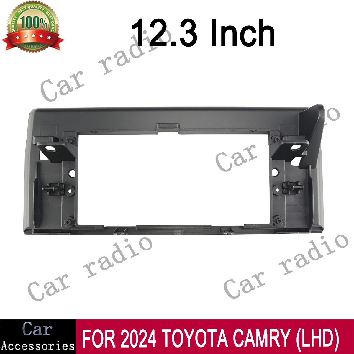 

For 2024 TOYOTA CAMRY (LHD) 12.3 Inch Car Radio Android Stereo Frame Player Head Unit Fascia Panel Dash Board Cover