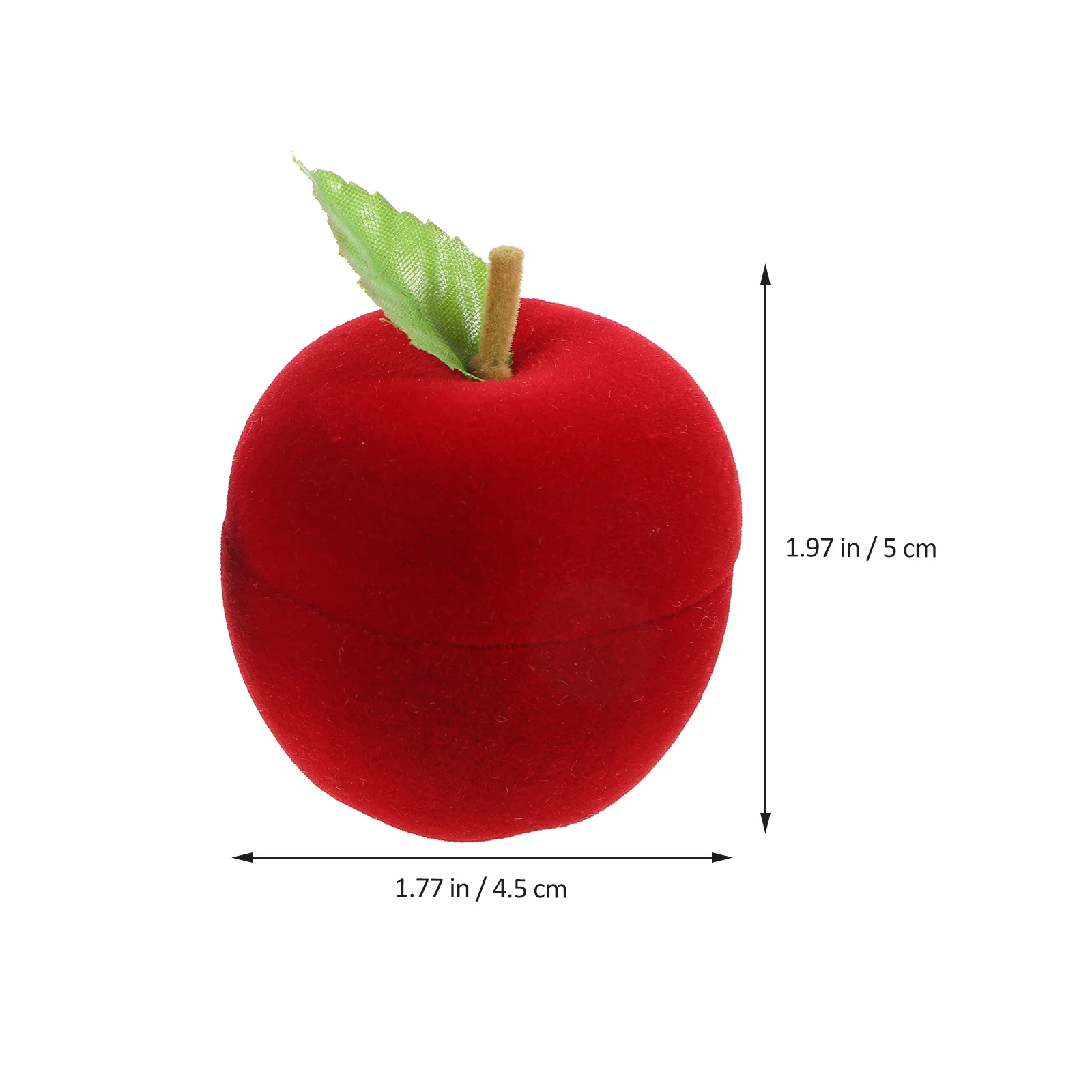 

2Pcs Gift Packaging Box Practical Jewelry Case Portable Ring Holder Storage Box Exquisite for Women Girls Shape Jewelry Case