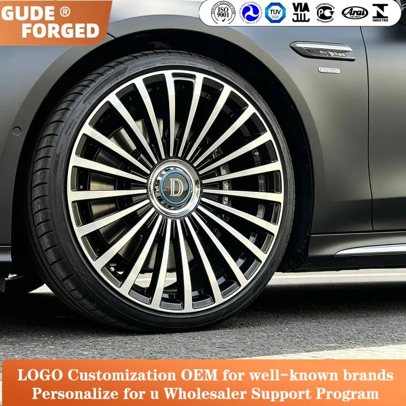 Custom Aftermarket RimsGUDE Suitable For Forged Wheel Hub 18-22inch Floating Cap Car Modification Casting6061‑T6 Aluminum Fo