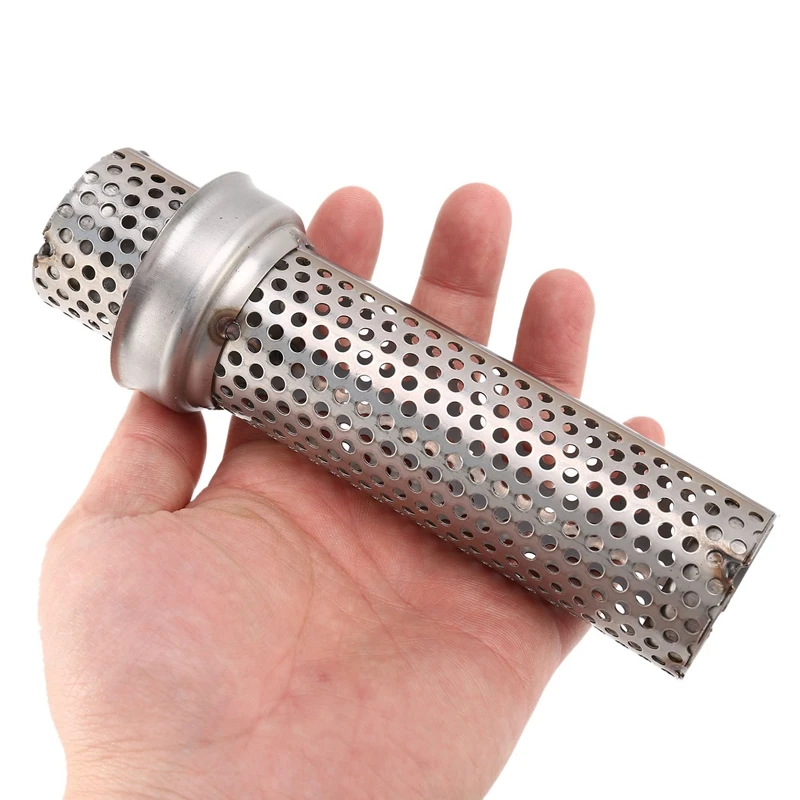 2X 51MM Universal Motorcycle Exhaust Muffler DB Killer-Silencer Noise Sound Eliminator Mesh DB Killer-Silencer Long image 2