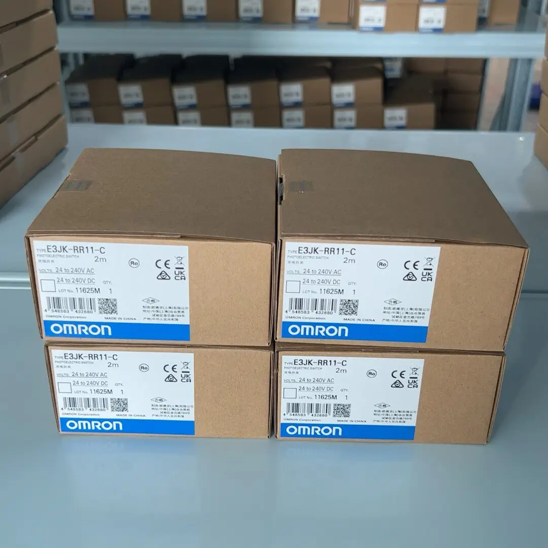 Omron photoelectric switch E3JK-RR11-C is brand new and original.