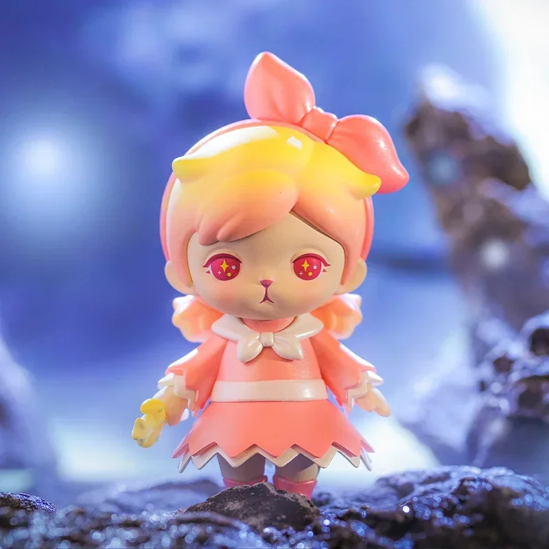 POP MART Bunny Magic World Series Scatola cieca Scatola misteriosa Caixa Sorpresa Ragazze Anime Figure Modello carino Regalo di compleanno
