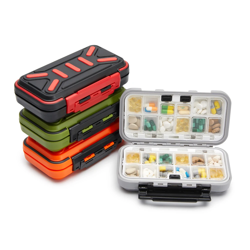 16/24 Grids Pills Box Organizer Medicine Box Tablets Holder Travel Portable Dispenser Pill Case Pillboxes Container Pills Case