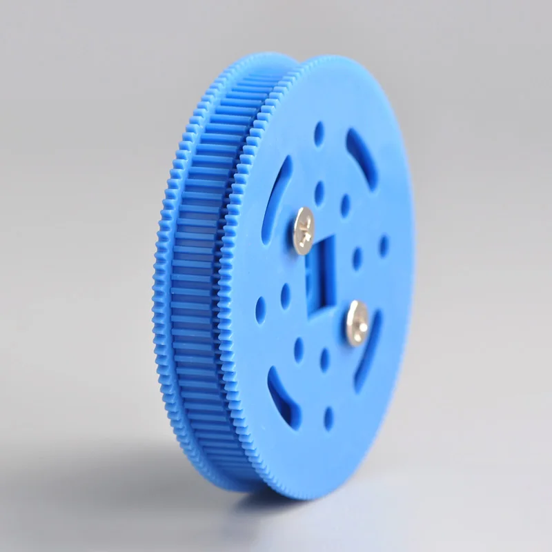 Plastic Gears Set DIY Assembly Gear Motor Gearbox MXL Square Hole 96T/64T Plastic Motor Gear Synchronous Pulley Set Accessories