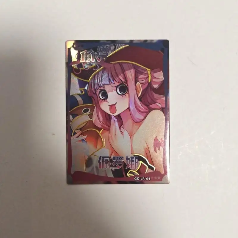 Anime ONE PIECE LR series Nefeltari D Vivi Rebecca Shirahoshi Boa Hancock collection card Entertainment toys Board game card