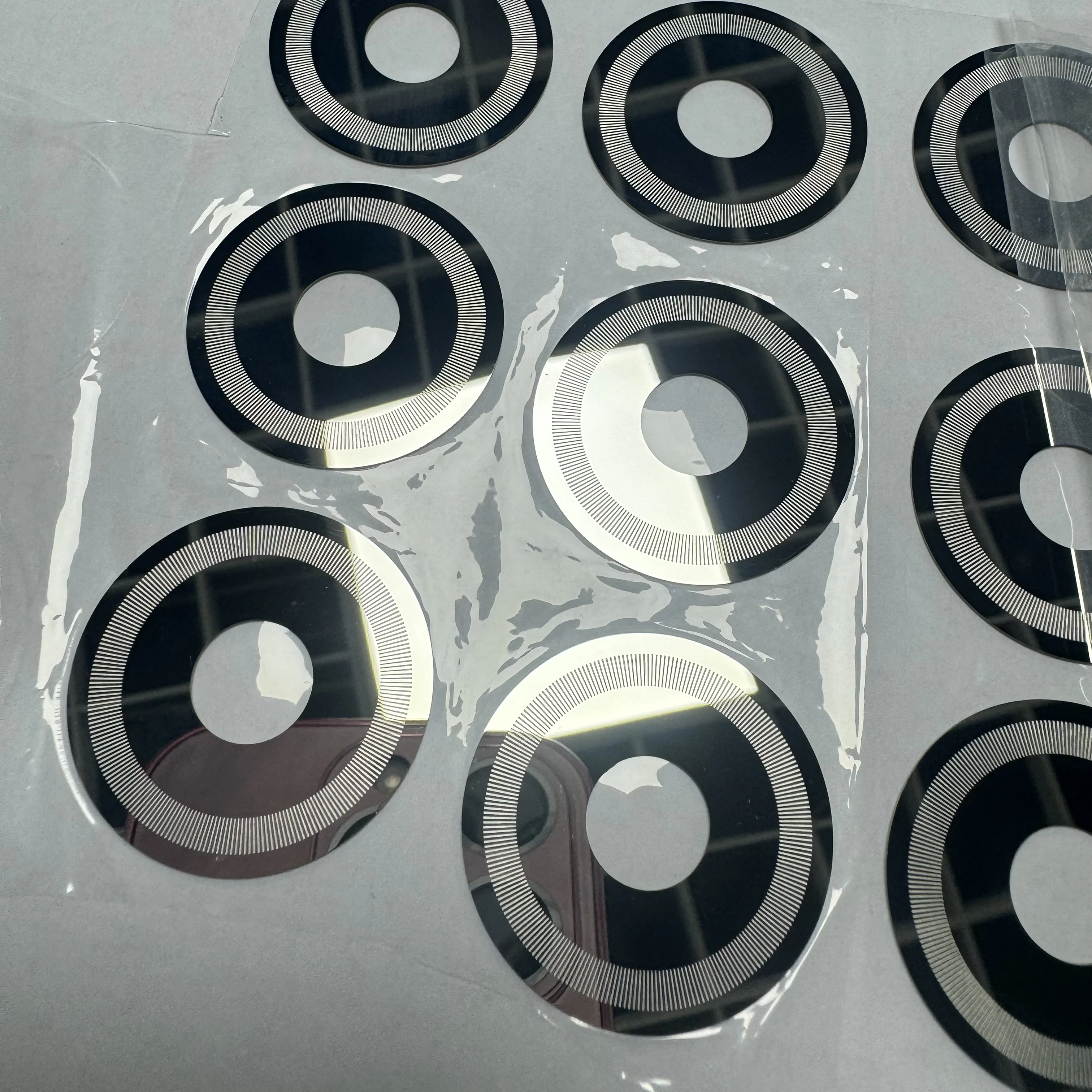 aedr-8300k Reflection coding disk  Intelligent infrared laser detection sensor test Metallic stainless steel disk