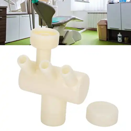 Tubo de drenaje Dental, adaptador de válvula de tres vías, suministros para silla Dental, accesorio de pieza para dentista, accesorios de herramientas de cuidado bucal