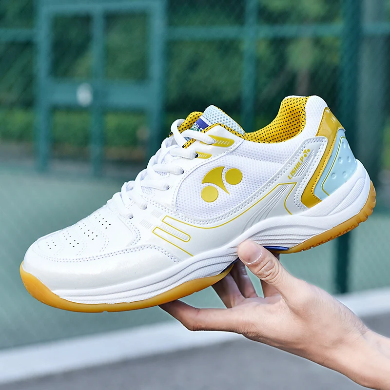 

New Fashion Fitness Men Light Weight Badminton Volleyball Training Shoes Non-slip Women Luxury Brand Table Tennis Shoes 26152