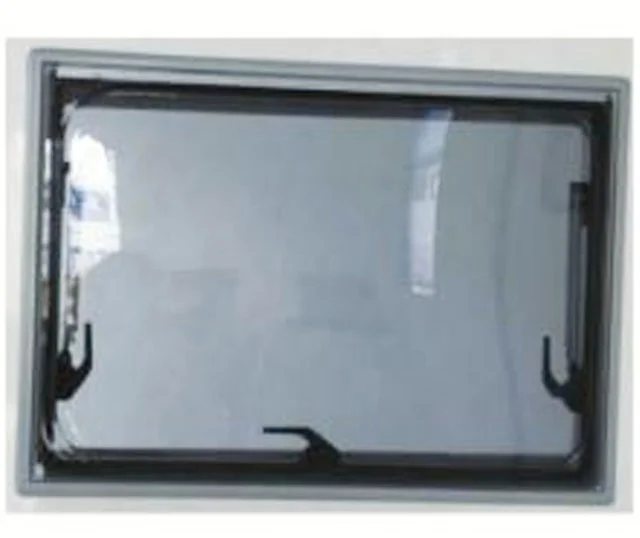 Customized Safety Camper Windows RV Caravan Double Glaze Acrylic Window With Pleated Blind And Fly Screen