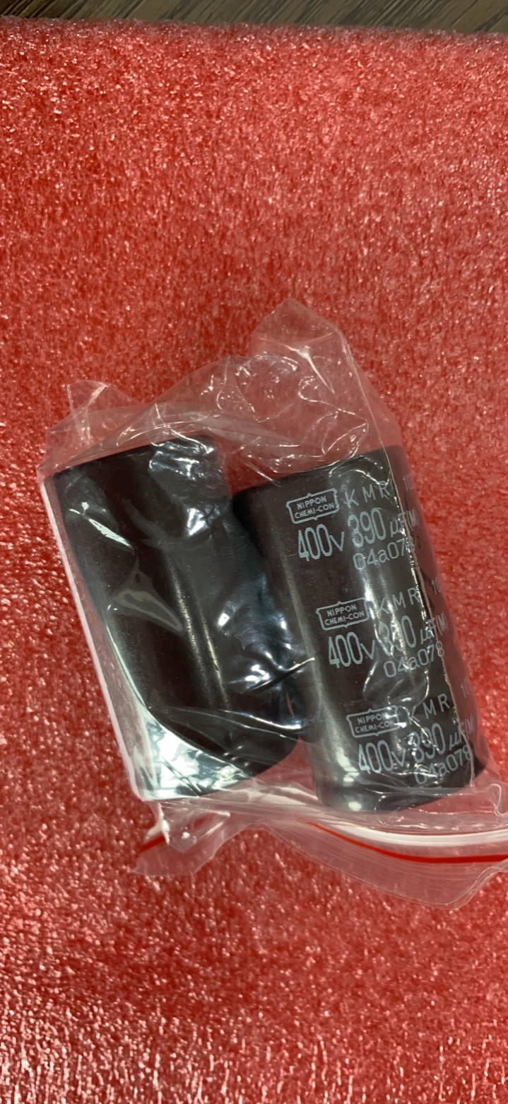 400V390UF no brand 390UF 400V KMR 25X45 NCC capacitor 105 degrees Accuracy: 20%