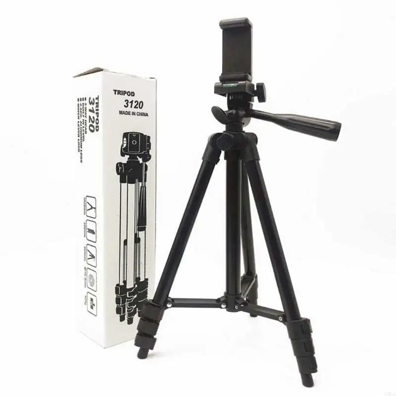 

G5GA Flexible Phone Tripod Portable Cell Phone Camera Tripod Stand with Light Height Adjustablefor Selfies/Vlogging