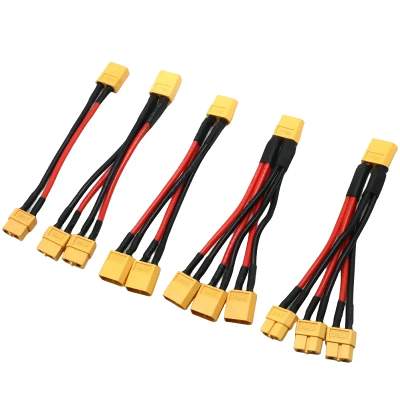 XT60 parallel line T head 10cm 14Awg series line wholesale RC car Ship Model battery electric adjustment