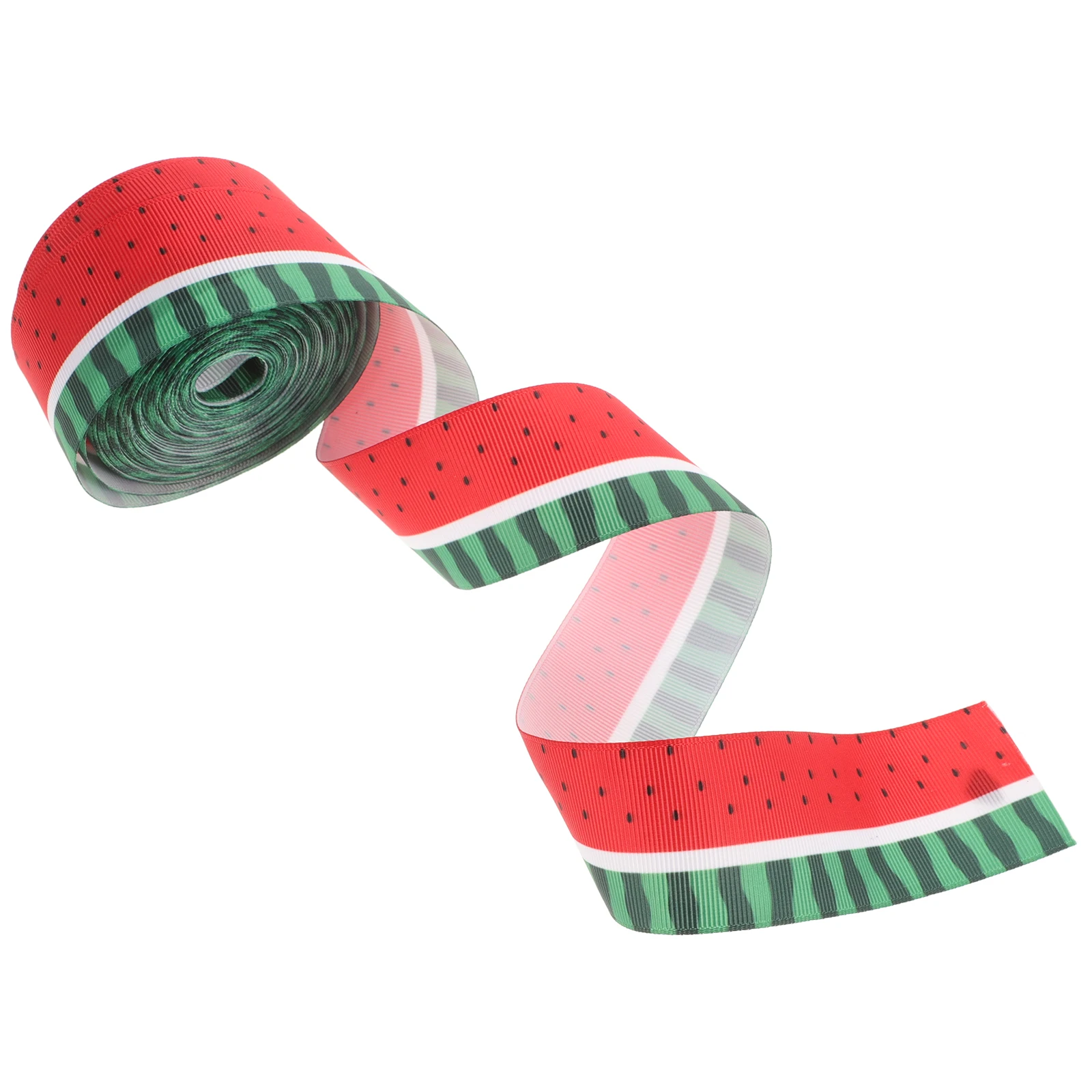 

Watermelon Pattern Ribbon 1264*10Yards Polyester Gift Wrapping Ribbon Decorative Packaging For Art Crafts Home Decorations