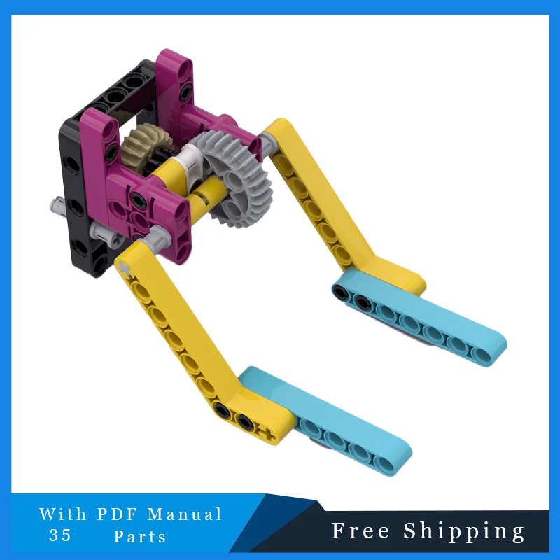 

36 Parts MOC Creative Lifting Arm Building Blocks Bricks Model For Kid Educational DIY Assembly Toy Set Christmas Birthday Gifts
