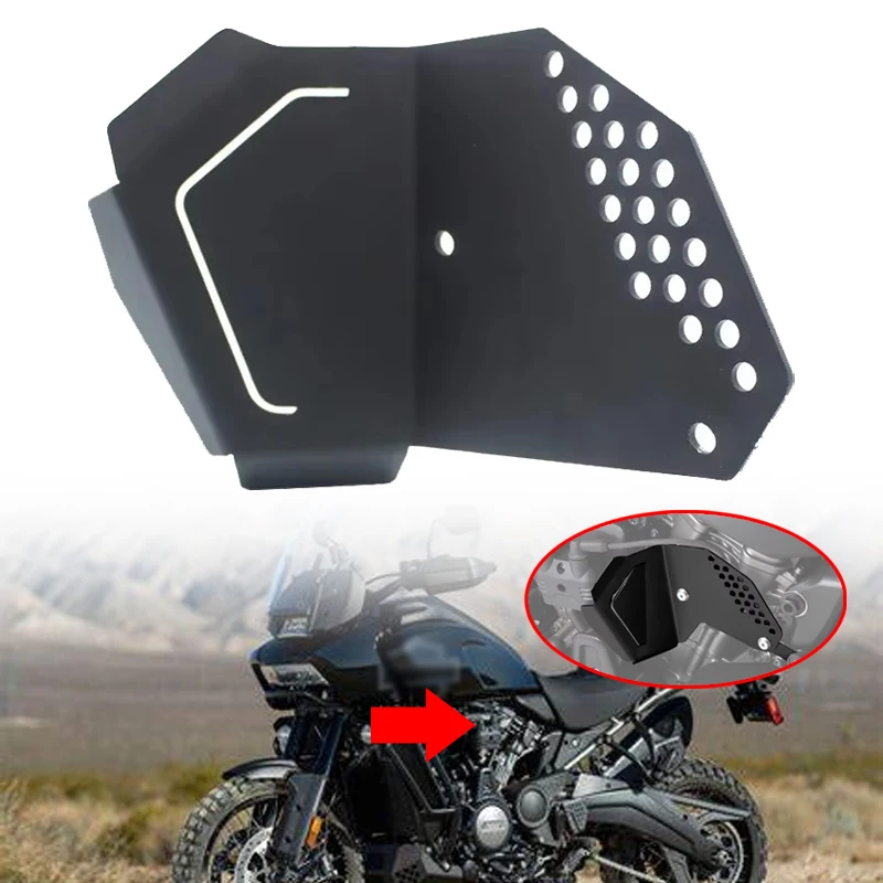 

Подходит для Harley Pan America 1250S 2020 2021, аксессуары для мотоциклов с ЧПУ, защитная крышка, алюминиевая средняя рама, теплозащитный экран двигателя