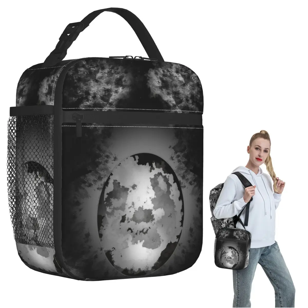 Through The Trees Insulated Lunch Bag for Women Kids Leakproof Food Boxes Thermal Lunch Box Tote