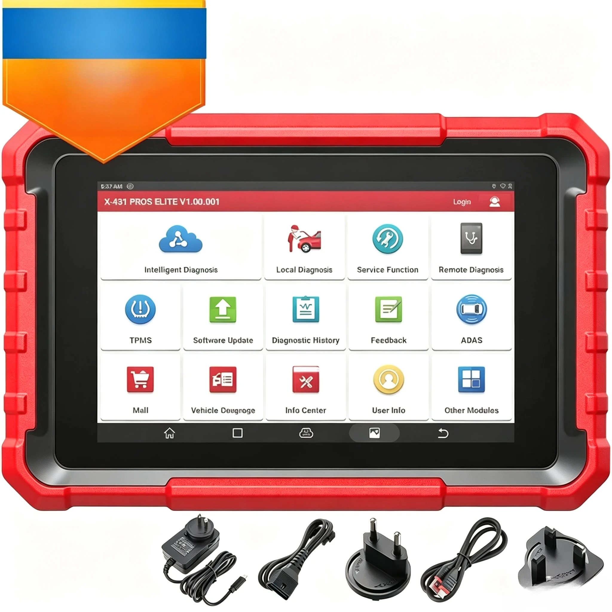 X431 PROS Elite Bluetooth Engine Analyzer Diagnostic Scanner ABS Material Newest Multi-Model Engine Diagnostic Tools