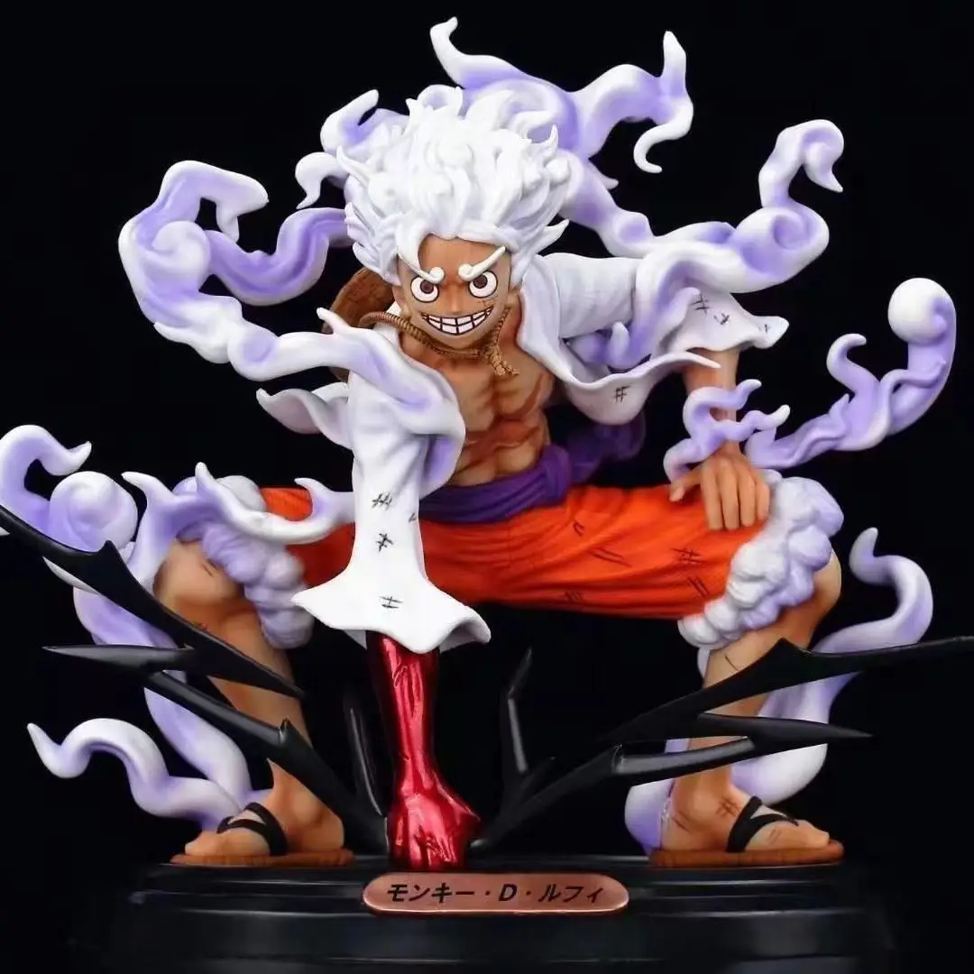 Anime One Piece Fünf-Range Sonnengott Nika Luffy Awakening Status Puppe Figur Pvc Modell Statue Spielzeug Sammlerstücke Geschenk