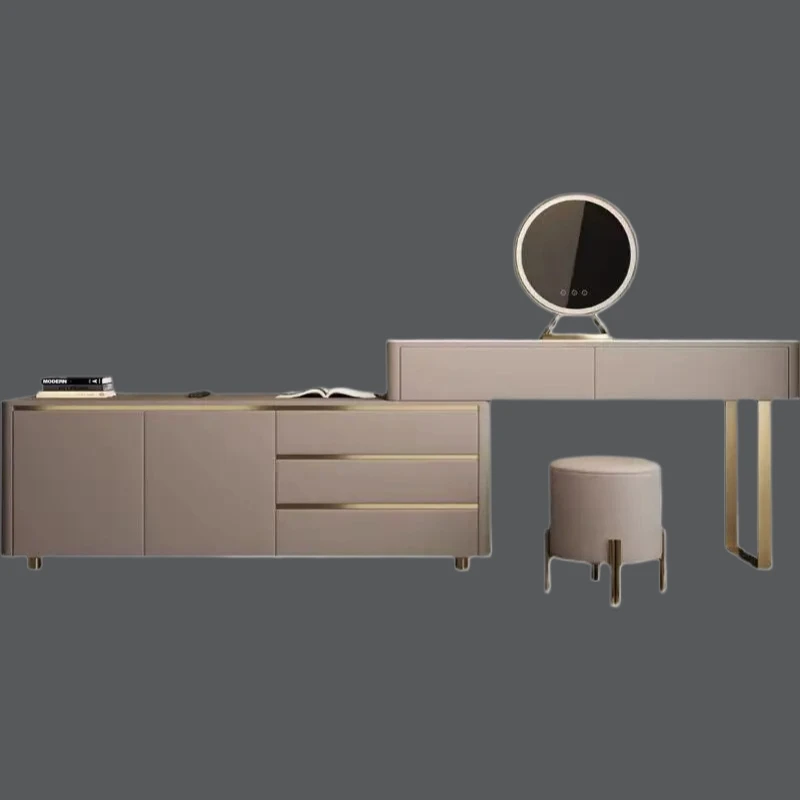 hot sale Luxury Dressing Table Drawer Bedroom Design Luxury Dressing Table Classic Multifunctional Coiffeuse De Chambre Decor