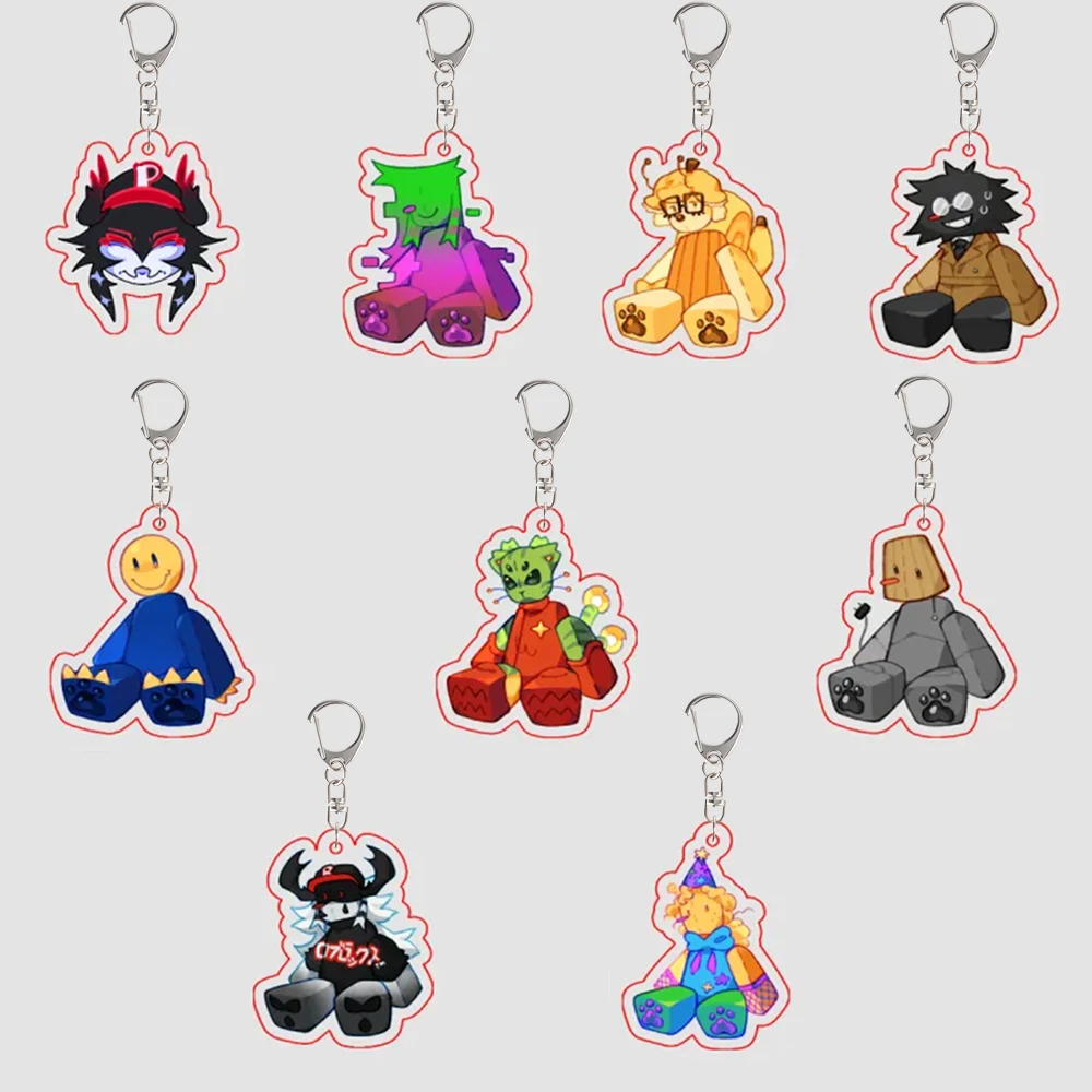 

Брелок-подвеска из акрила Game PEST GNARPY SPLIT DOZER LAMPERT BIVE, с мультяшными персонажами, на заказ, для рюкзака, подарок на День святого Валентина