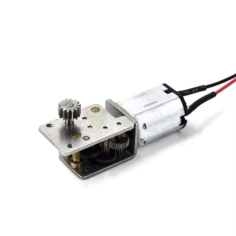 Mini N20 Gear Motor DC 3V 3.7V 20RPM Slow Speed All Metal Gearbox Engine Right Angle 14T Output Gear Shaft For 3D Printer Robot