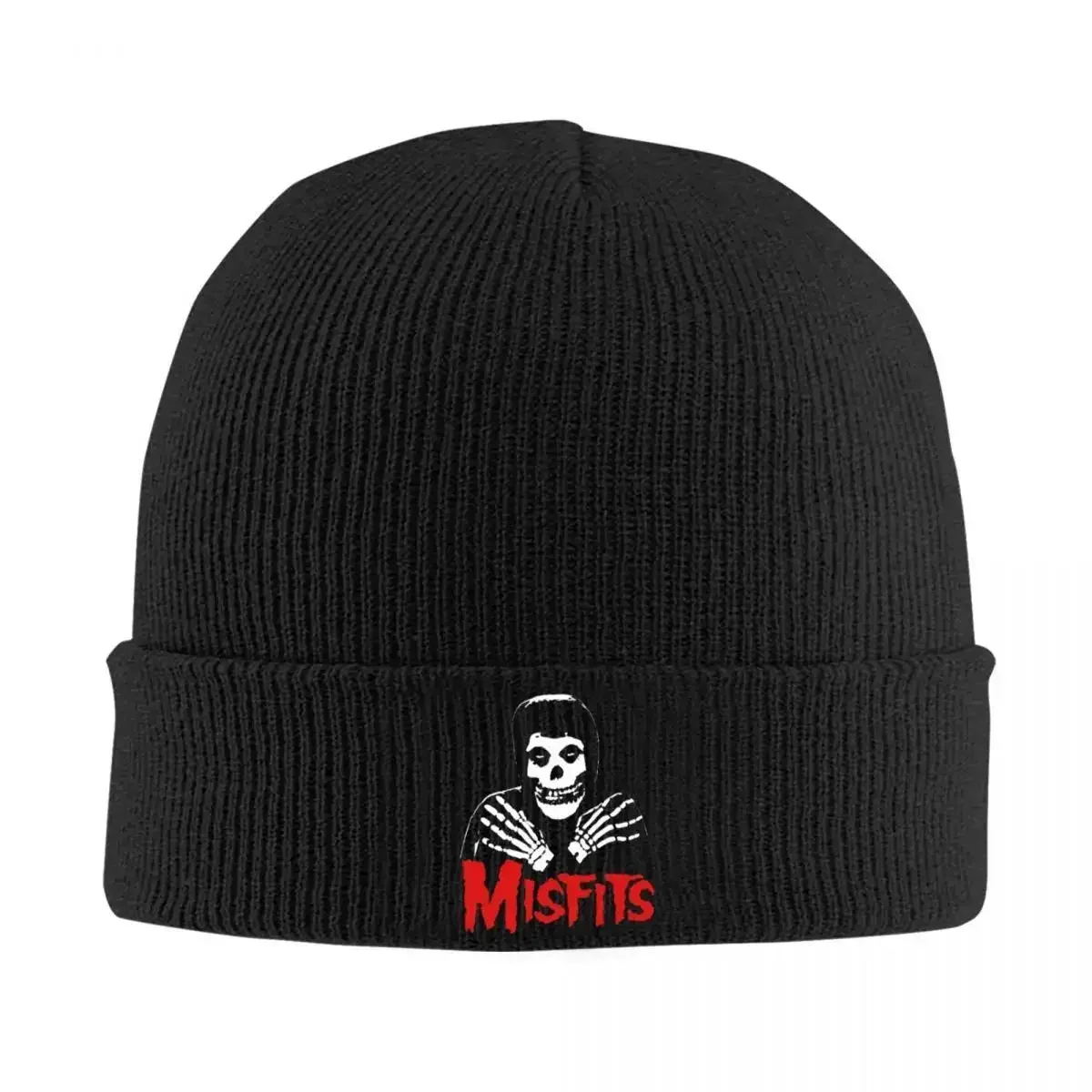 The Misfits Band Knitted Hat Beanies Winter Hat Warm Street Heavy Metal Caps for Men Women