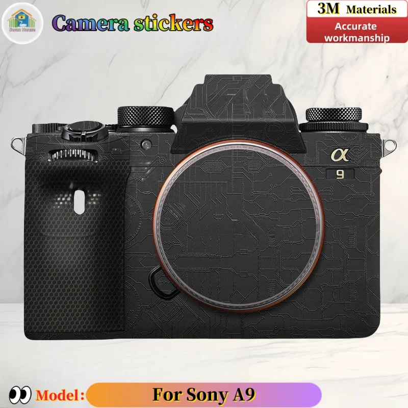 For Sony A9 Camera lens sticker, DIY skin, Precision tailoring wear-resistant protective film