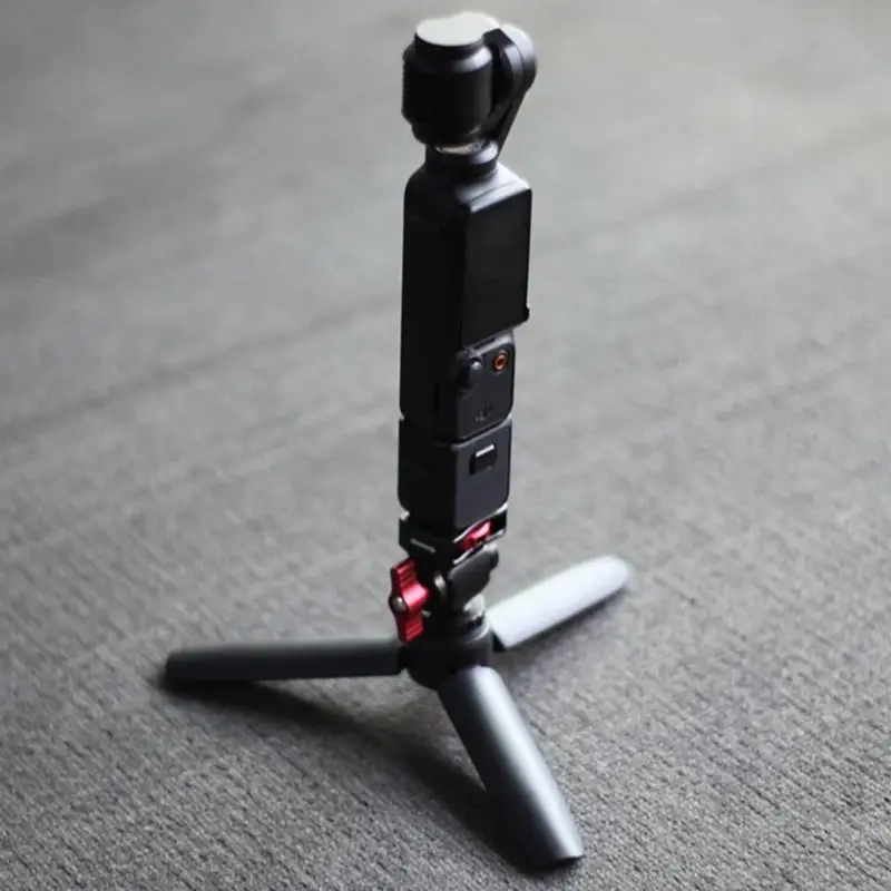 

Mini Tripod for Pocket 3 Action Camera Portable Tripod Stand Black Tripod Mount