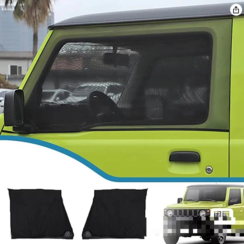 

Сетка для переднего окна, черная сетка для насекомых для Suzuki Jimny Jb74 Jb64 2019 2020 2021 2022, внешний аксессуар, автозапчасти