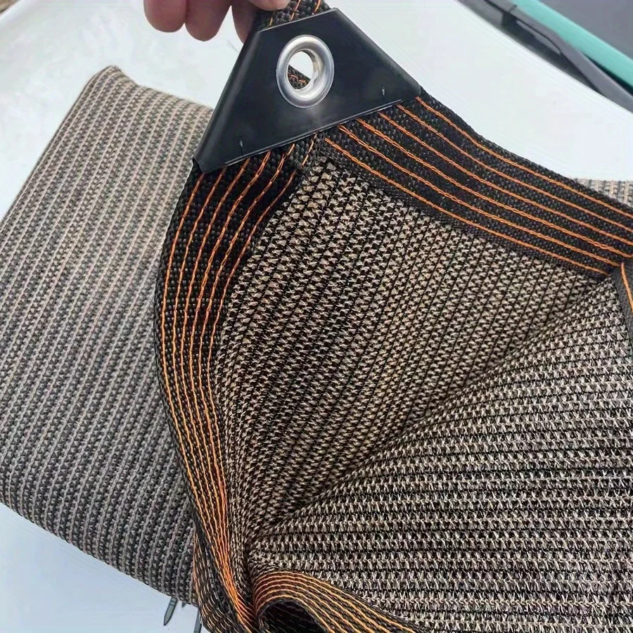 

【Санти-ультрафиолетовая садовая солнцезащитная сетка】Сделано из утолщенного материала с обернутыми краями и люверсами, эта солнцезащитная сетка — многофункциональный продукт