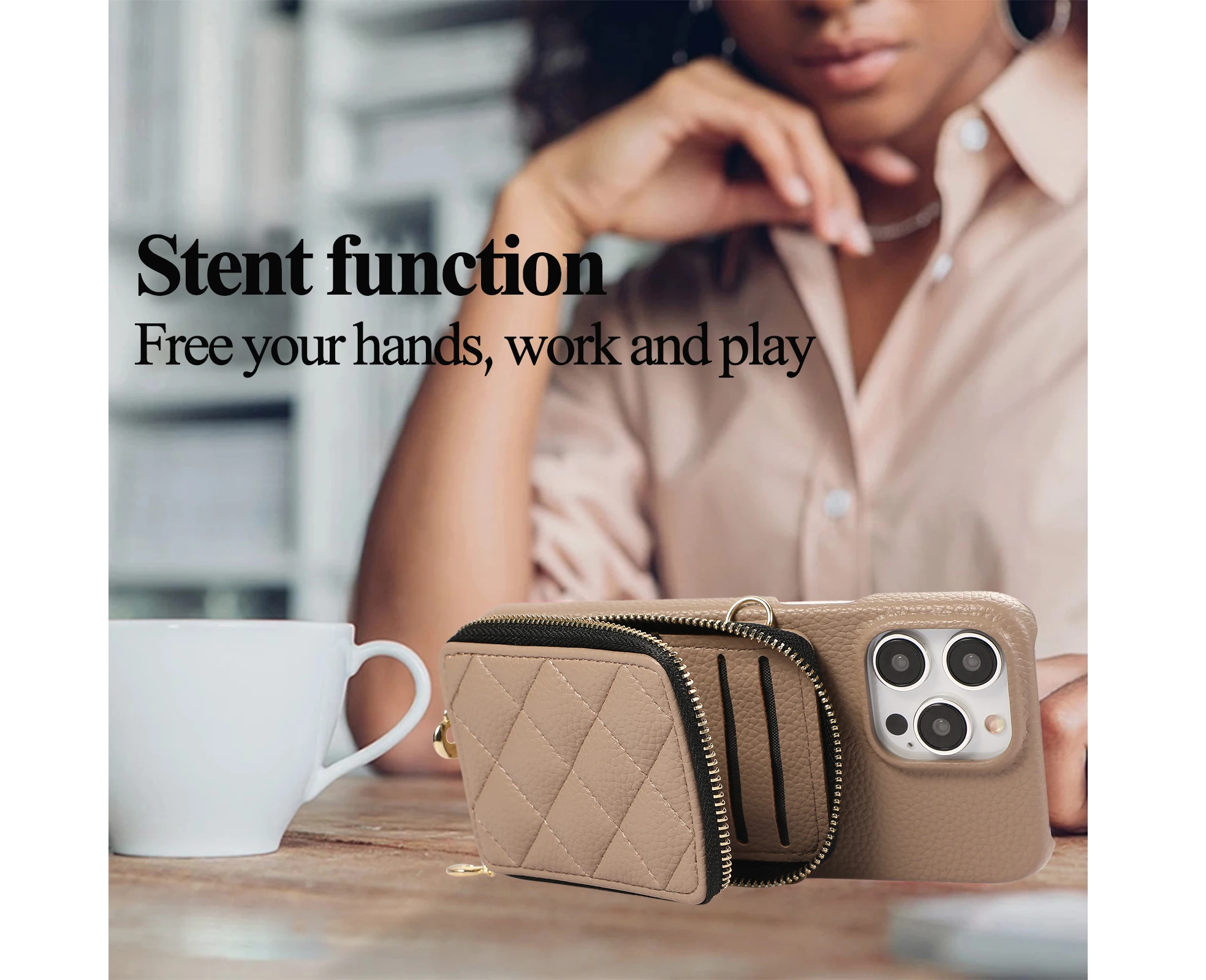 Zipper Crossboby Leather Phone Case for IPhone 15 14 11 Pro Max 13 Mini XR XS Max 8 7 Plus Wallet with Card Holder Shell Cover